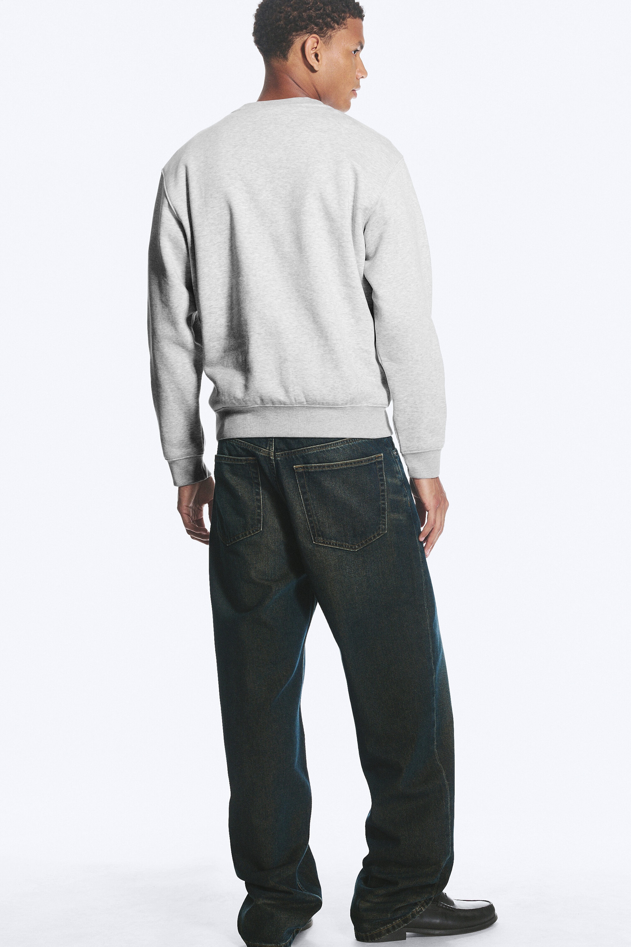 Grey Melange - Classic Sweatshirt - 2