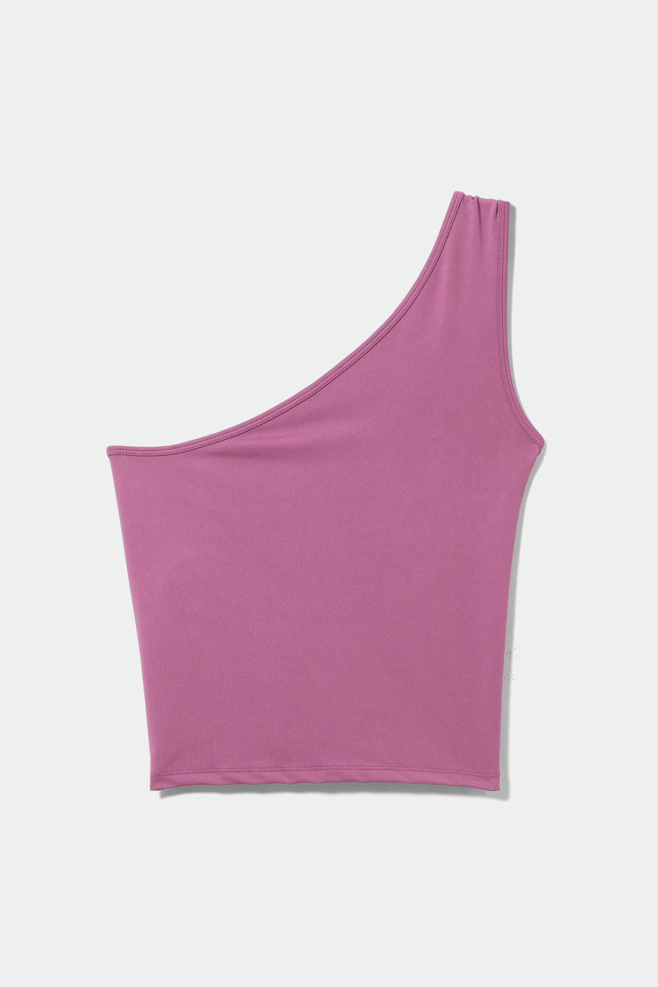 Dusty fuchsia - Y2K One Shoulder Top - 0