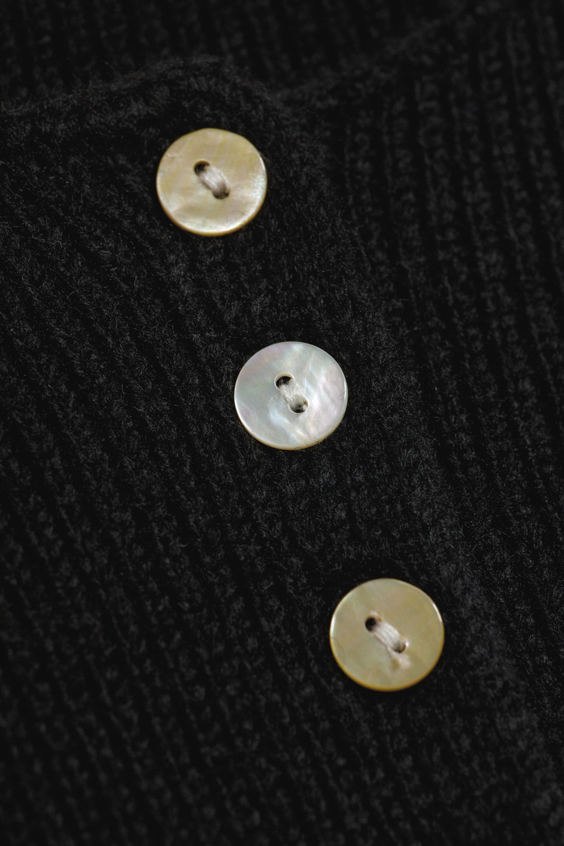 Black - Knitted Cardigan - 5