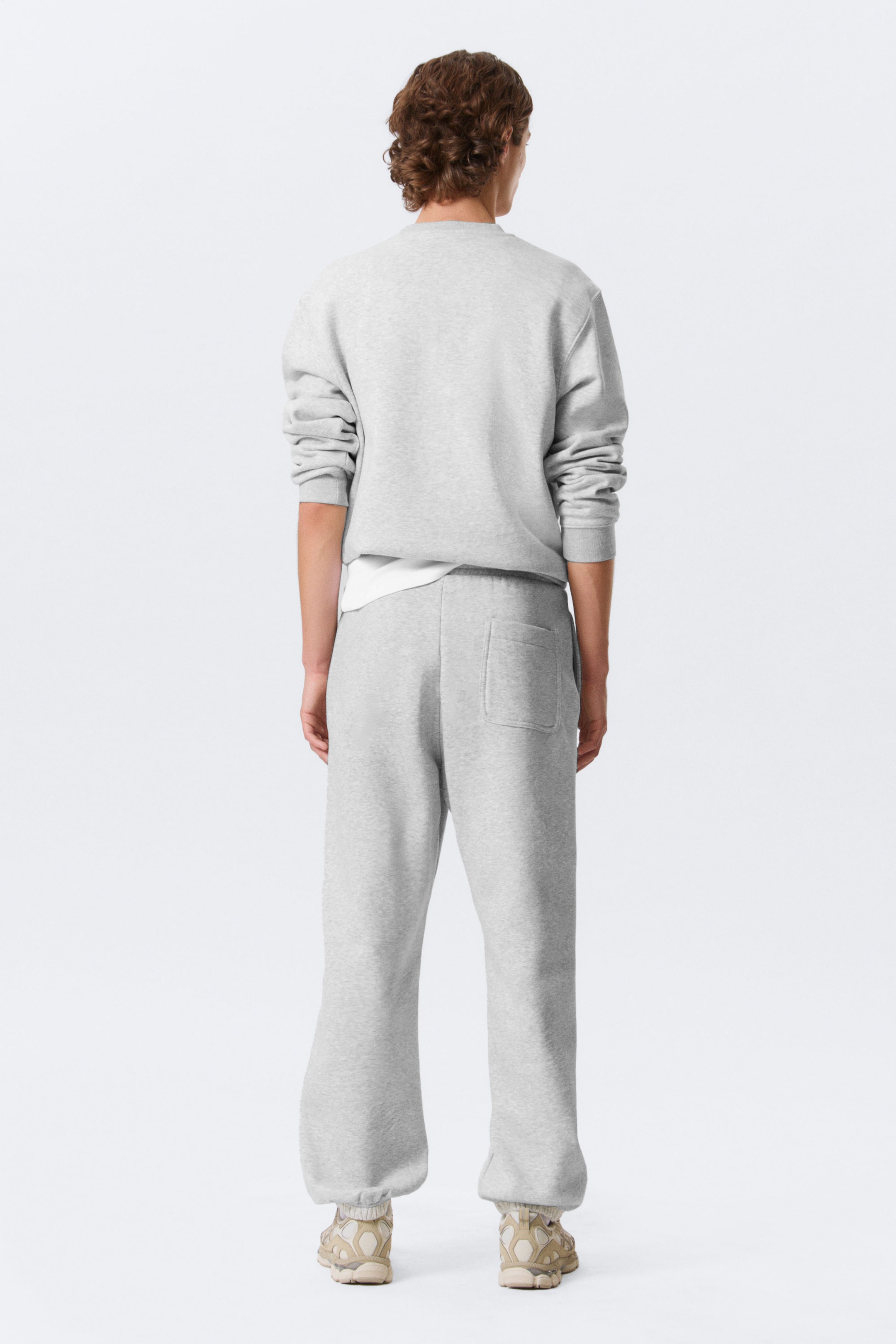 Gråmelerad - Classic Sweatpants - 3