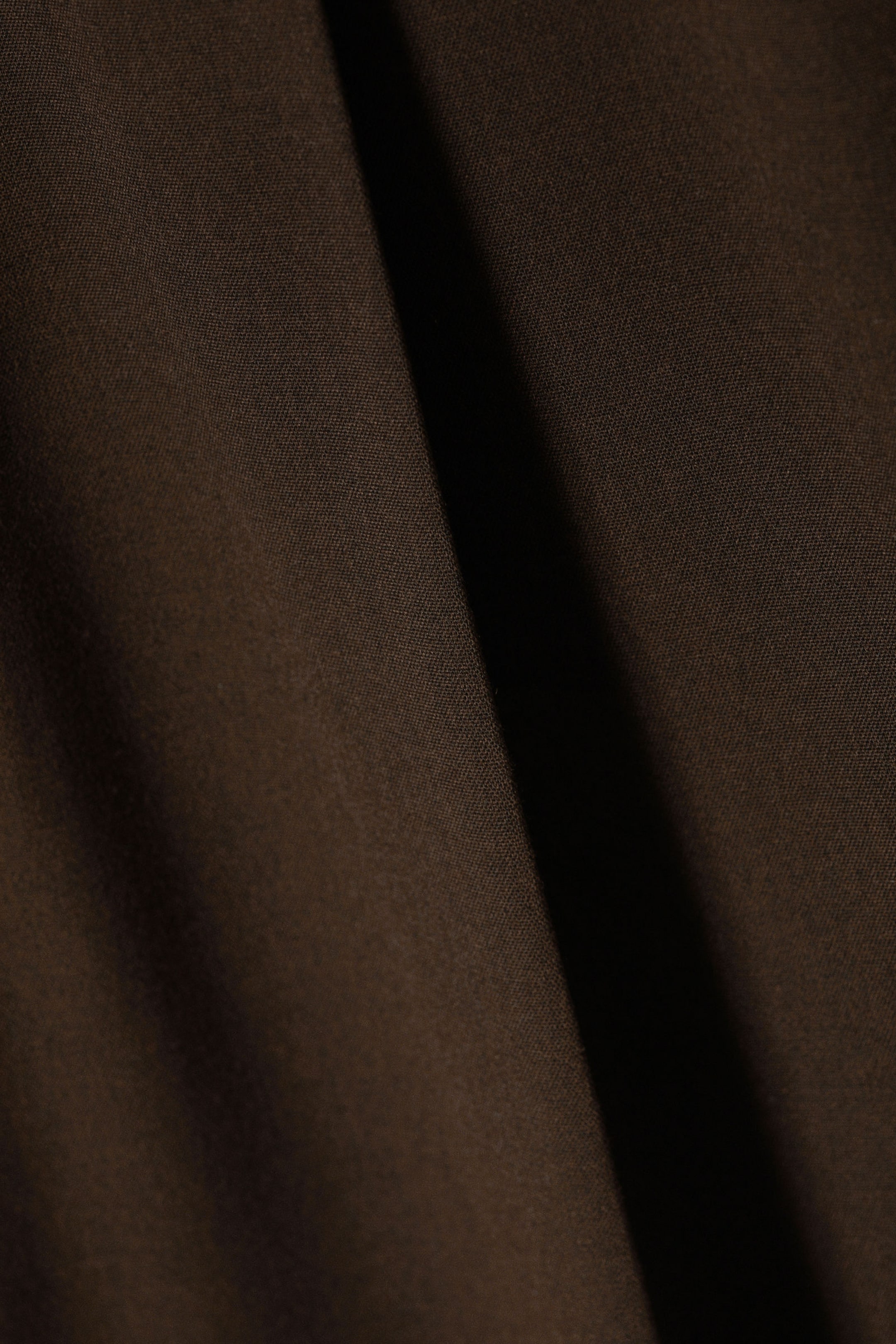 Dark Brown - Uno Loose Suit Trousers - 4
