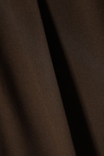 Marron foncé - Pantalon tailleur oversize Uno - 1