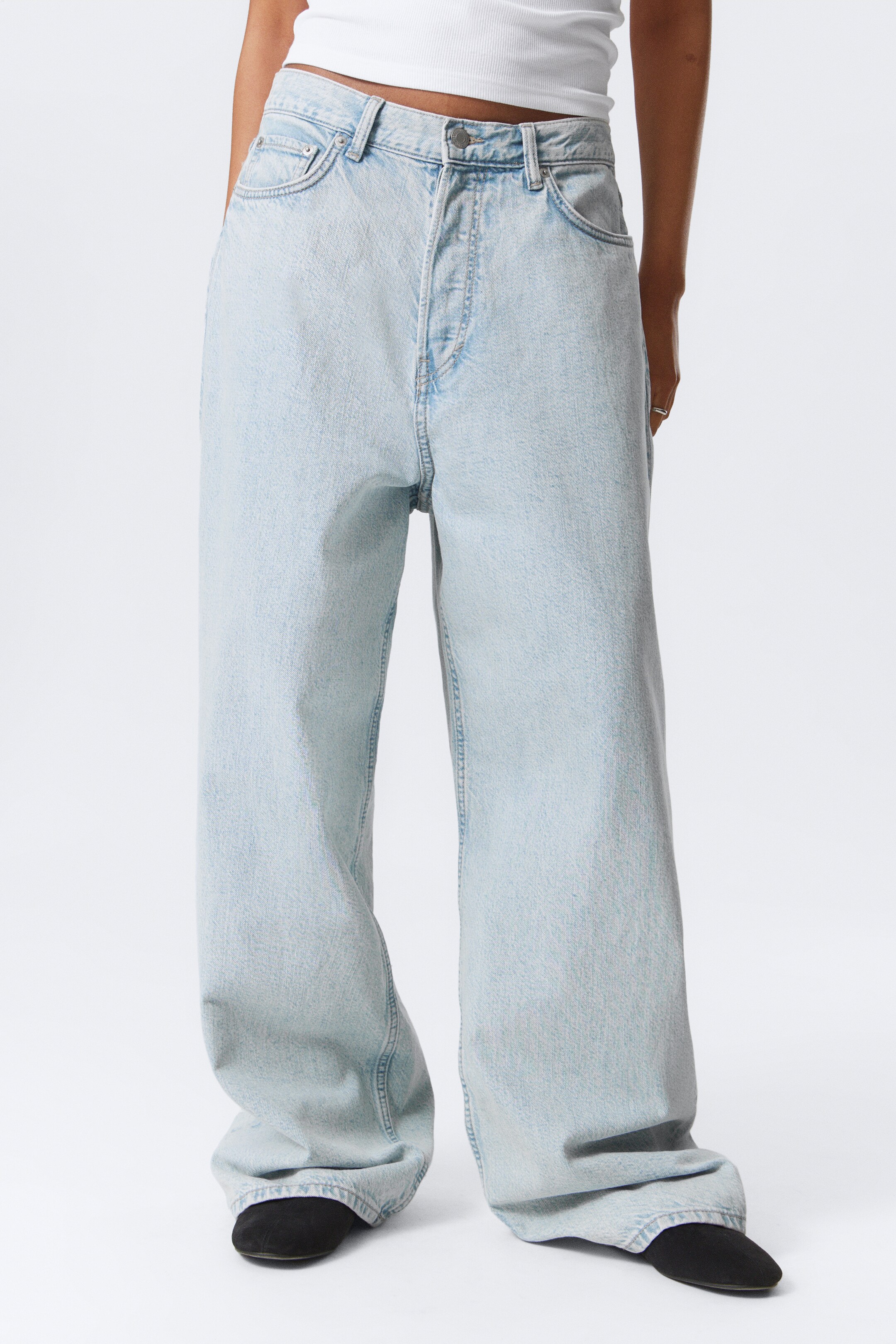 Agrandir l'image: Jean baggy ample Astro - Snow Blue - Bleu clair - HOMME | H&M FR 4