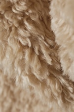 Beige - Manteau en fausse fourrure Allegra - 1