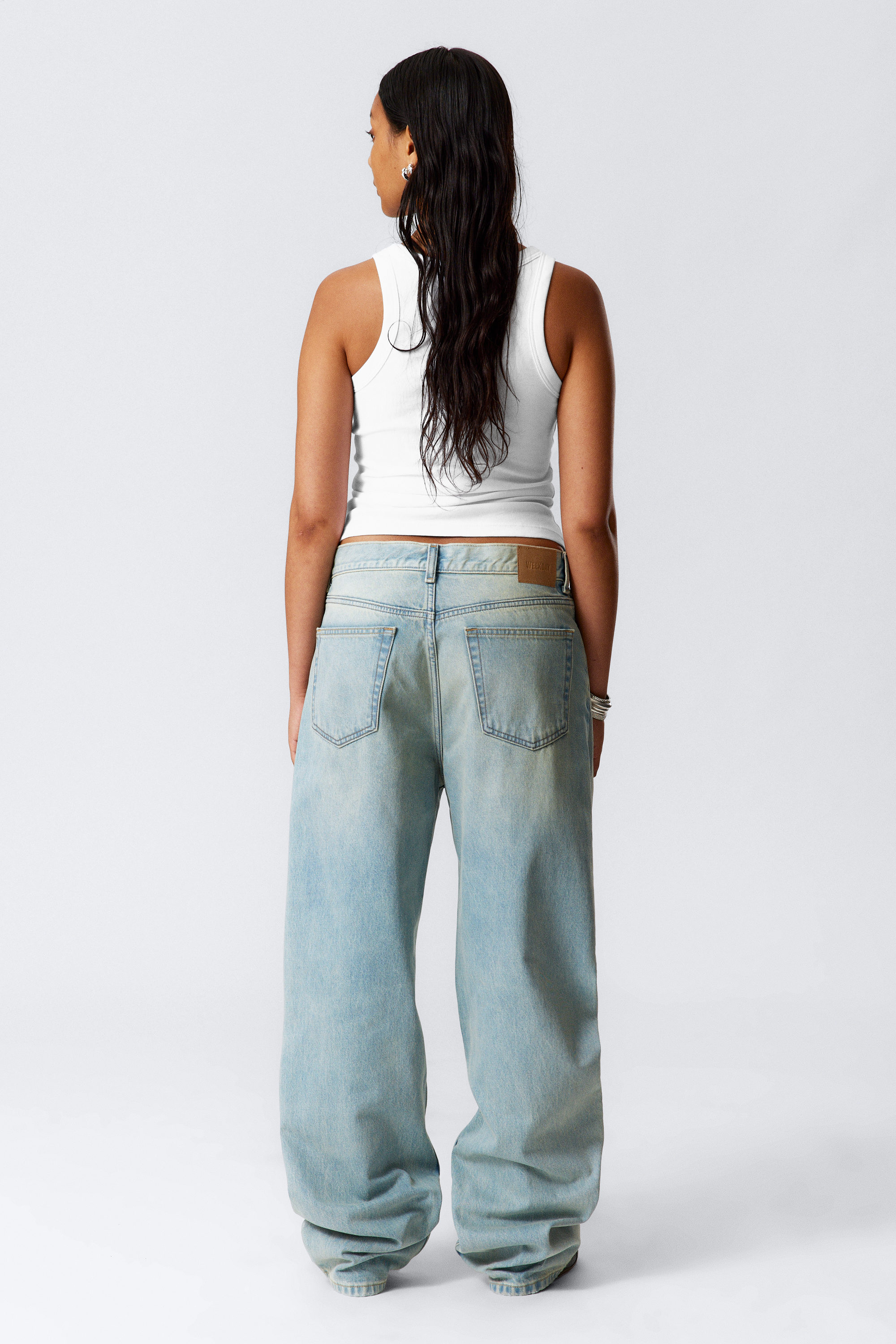 Port Blue - Hellblau - Galaxy Loose Straight Leg Jeans - 9