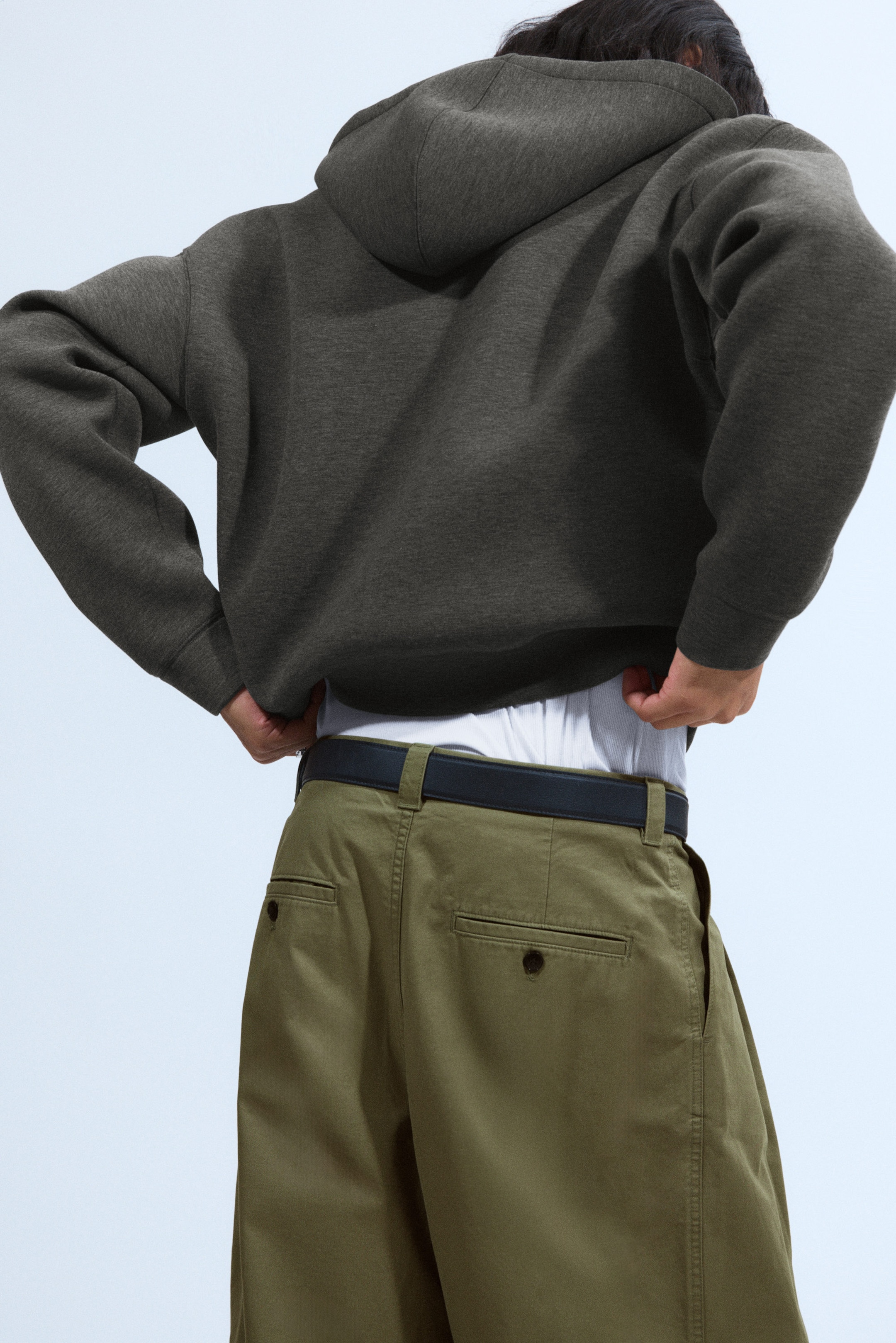 Dark Grey Melange - Simon Scuba Zip Hoodie - 3