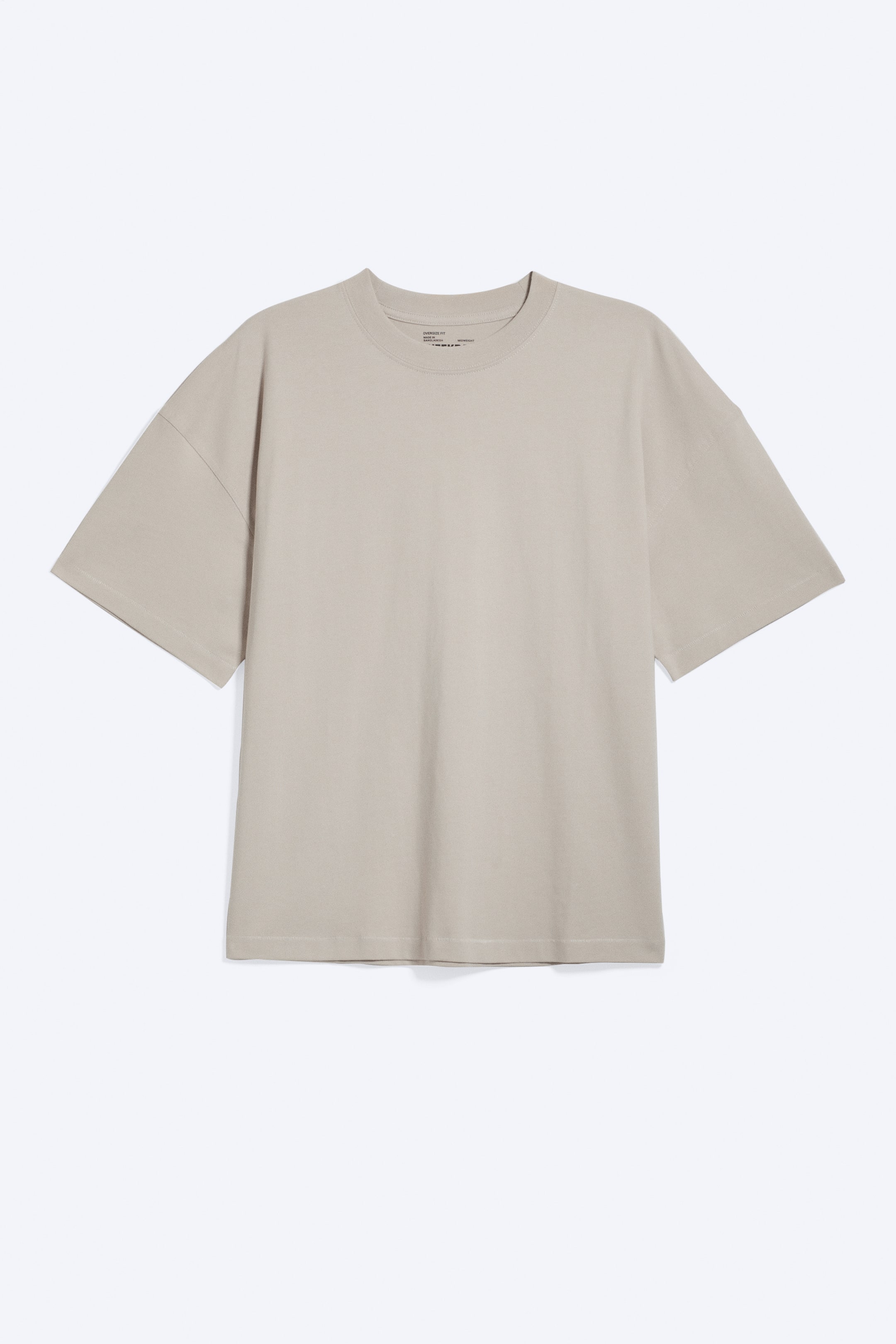 Visualizza immagine più grande: T-shirt Oversize Boxy - Talpa Polvere Chiara - UOMO | H&M IT 1