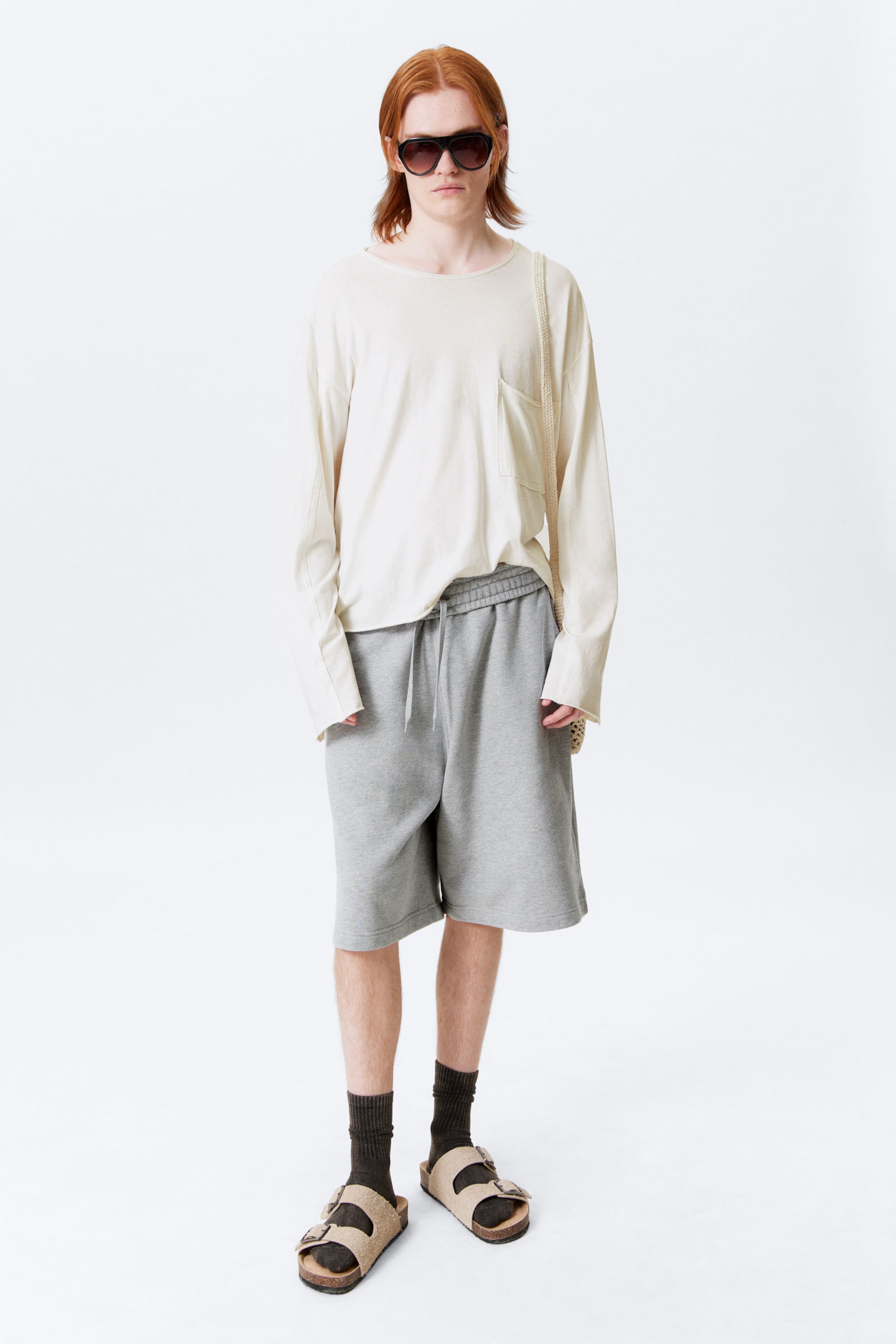 #A5A5A5 - Knielange Baggy-Skatershorts - 1