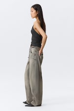 Canyon Grey - Mittelgrau - Abell Mid Waist Regular Barrel Leg Jeans - 3