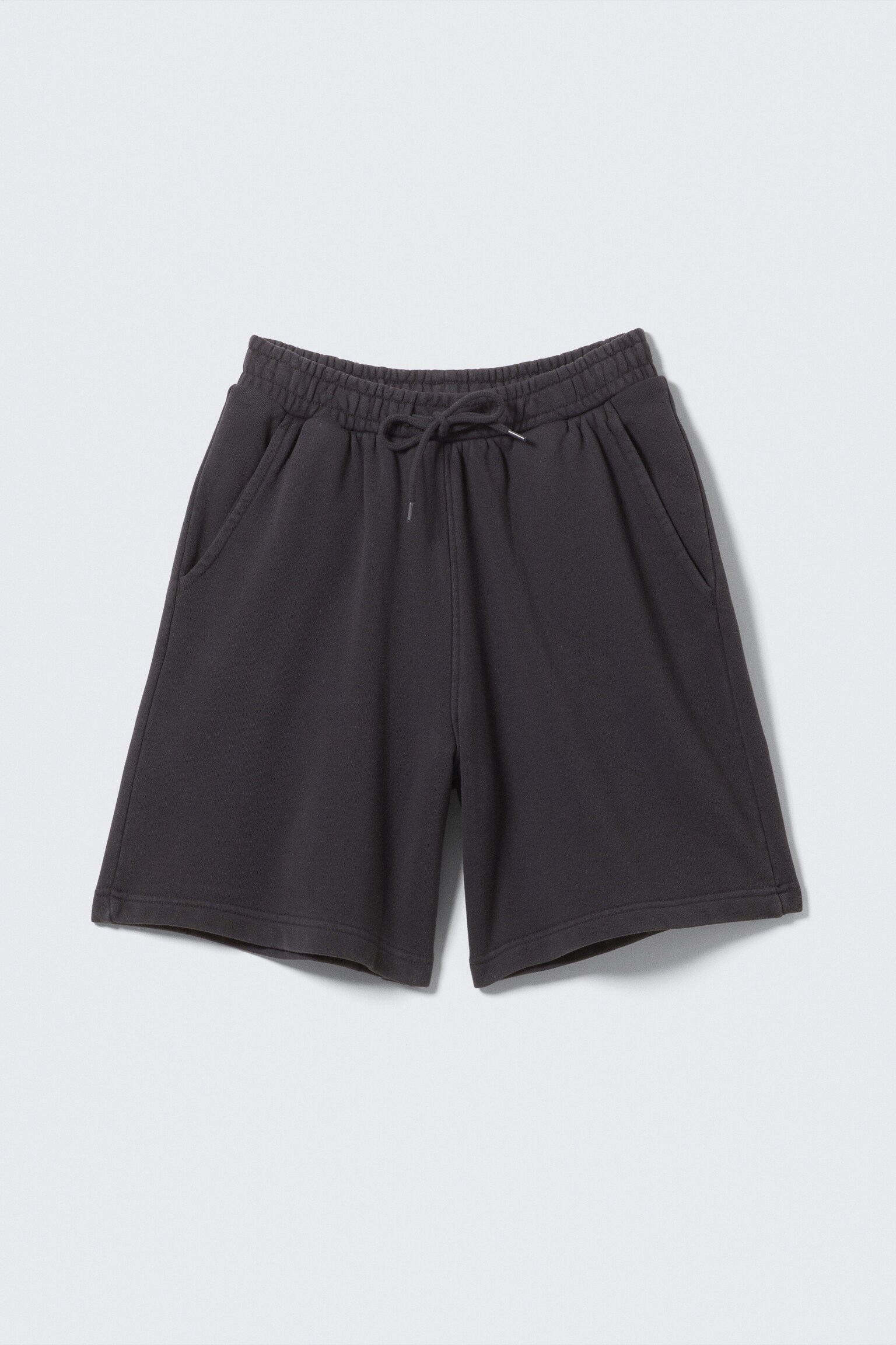 Relaxed Terry Shorts - Mosott sötétkék/Black/Light Dust Grey