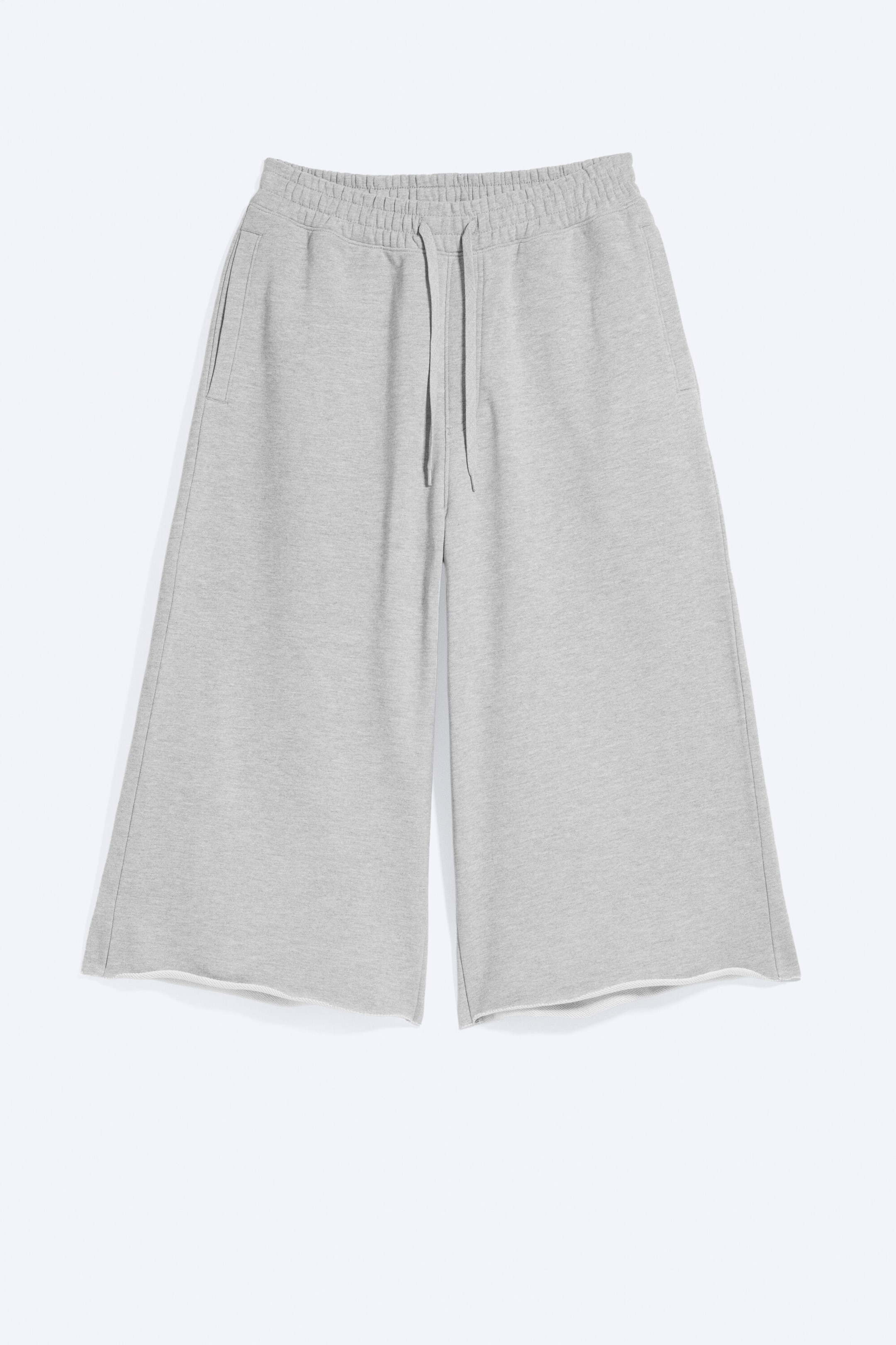 Light Dusty Grey Melange - Pantalon de jogging baggy trois-quarts - 4