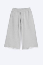 Light Dusty Grey Melange - Pantalon de jogging baggy trois-quarts - 4