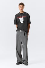 Black - Thunder Tour - Relaxed Graphic Printed T-shirt - 1