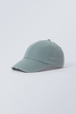 Gråblå - Essential Washed Cap - 0