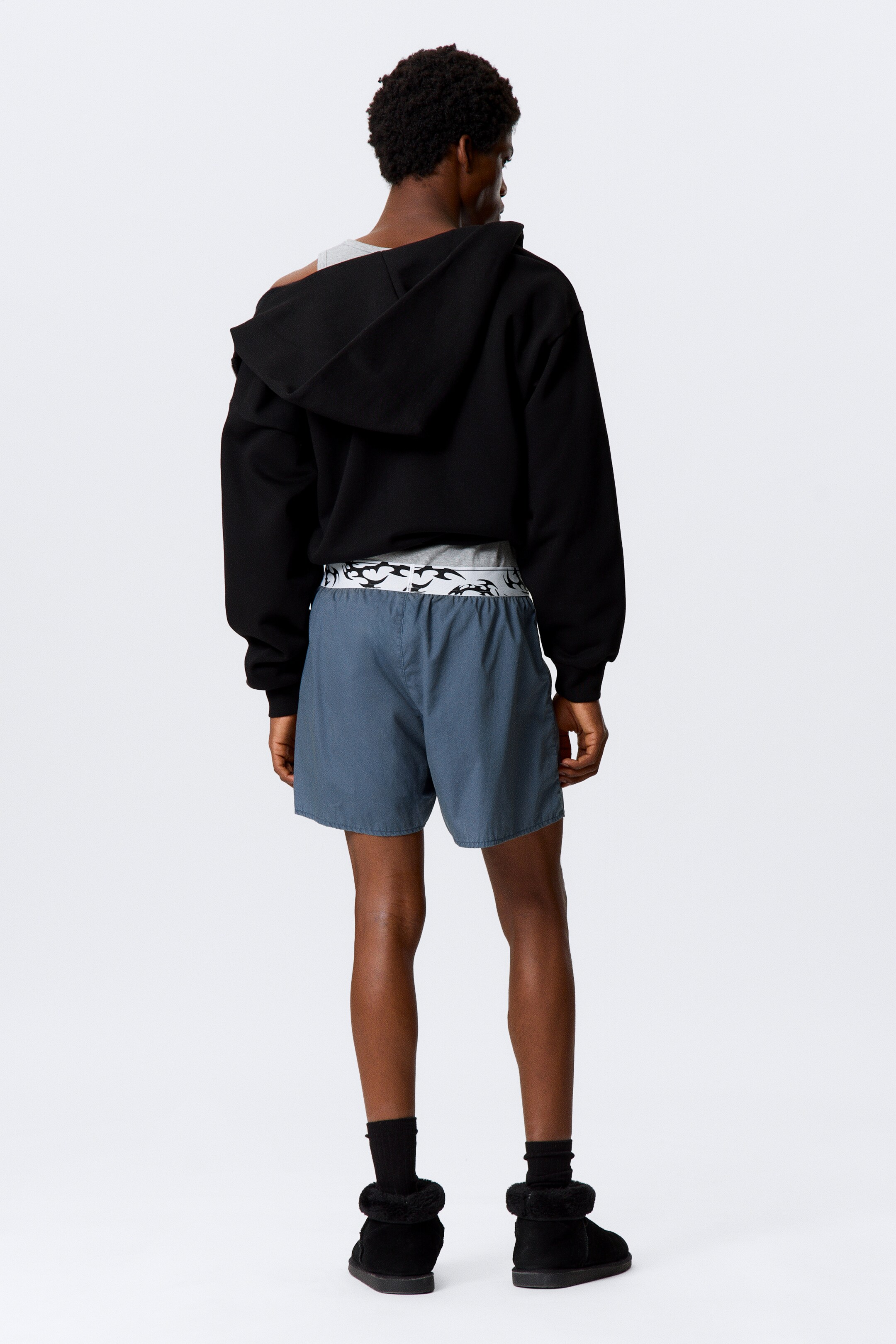 Agrandir l'image: Short pyjama boxer - Bleu foncé délavé - HOMME | H&M BE 6