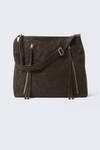 medium zip shoulder bag - Dark Mole | Weekday WW