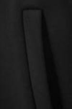 Black - Loose Fit Scuba Shorts - 5