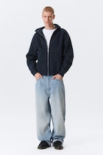 Navy Blue - Classic Zip Hoodie - 2