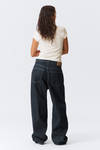 WEEKDAY/ASTRO LOOSE BAGGY デニム Blue Rinse astro loose baggy leg jeans - Blue Rinse - Dark Blue