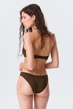 Dark Brown - Scoop Bikini Bottoms - 2