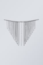 Gunmetal - Rhinestone Fringe Bikini Shoulder Piece - 0