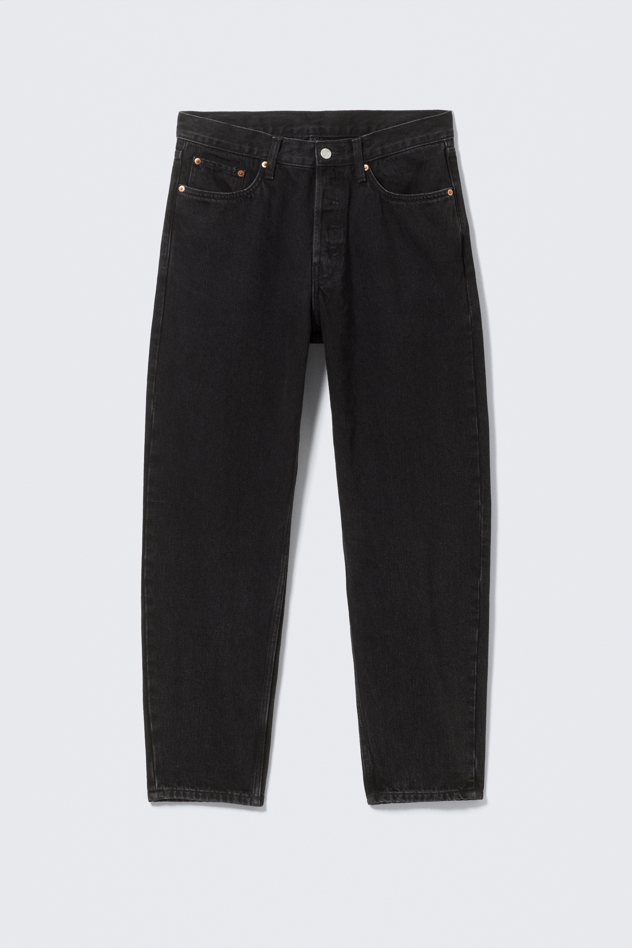 Visa större bild: Ray Relaxed Tapered Leg Jeans - Tuned Black - Svart - HERR | H&M SE 6