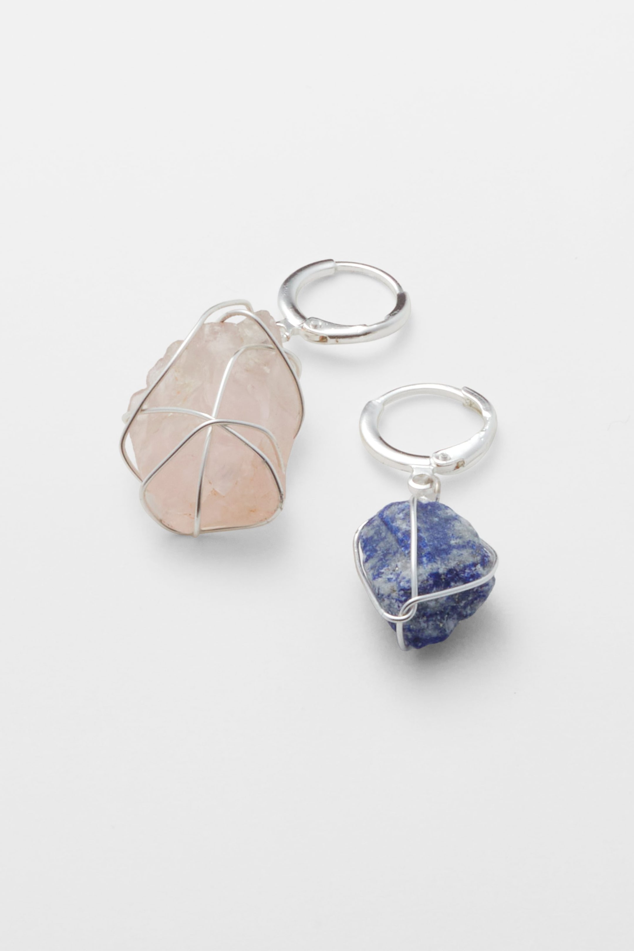 Pink & blue - Stina Earrings - 0