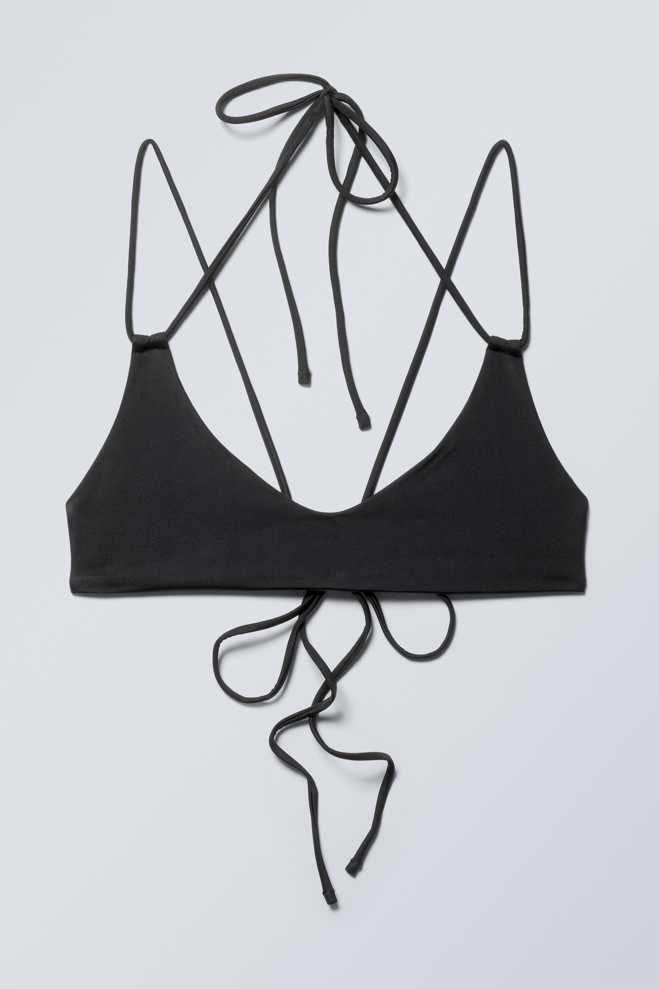 View larger image: Strappy Bikini Top - Black - Ladies | H&M GB 1