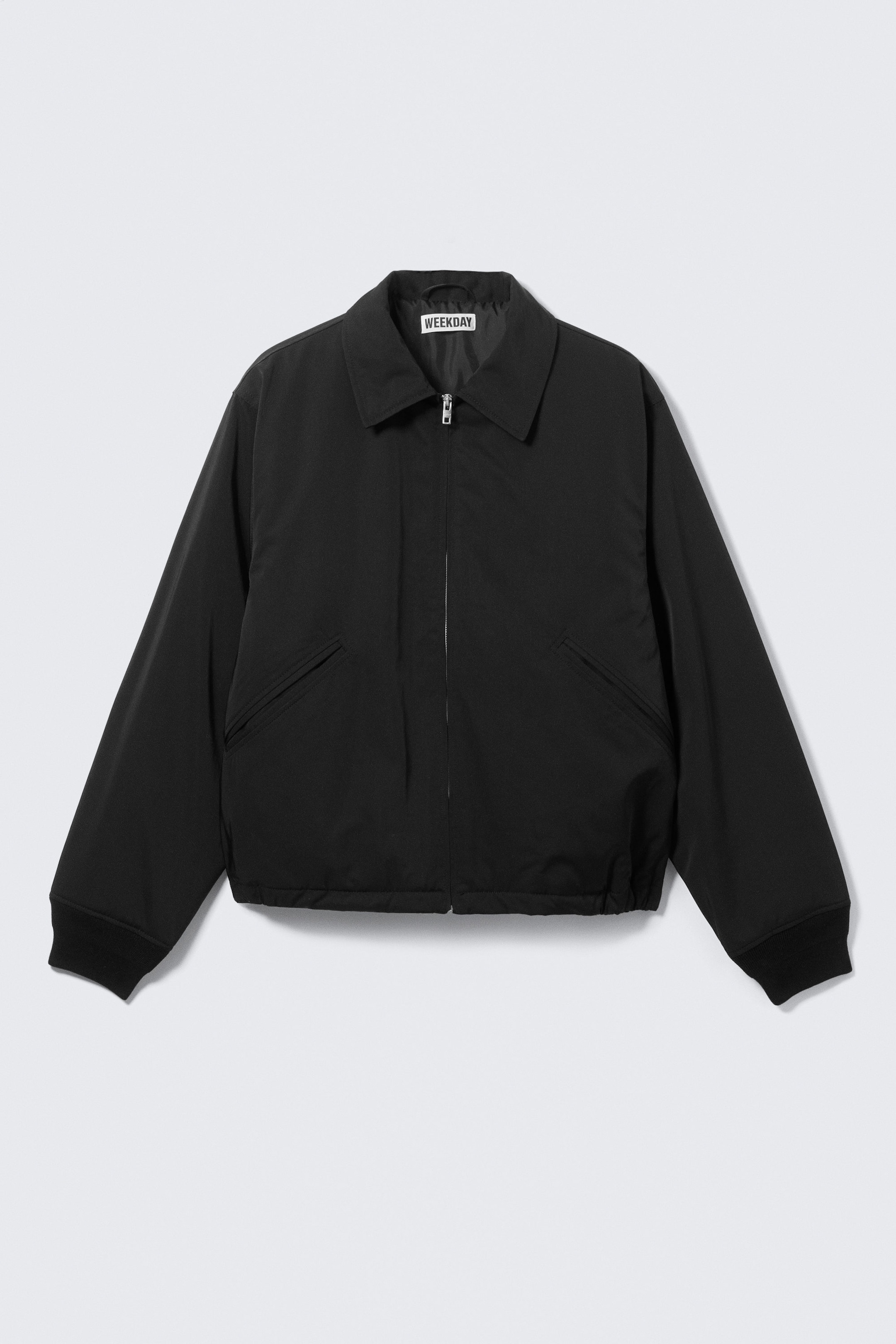 Black - Loose Fit Zip Jacket - 5