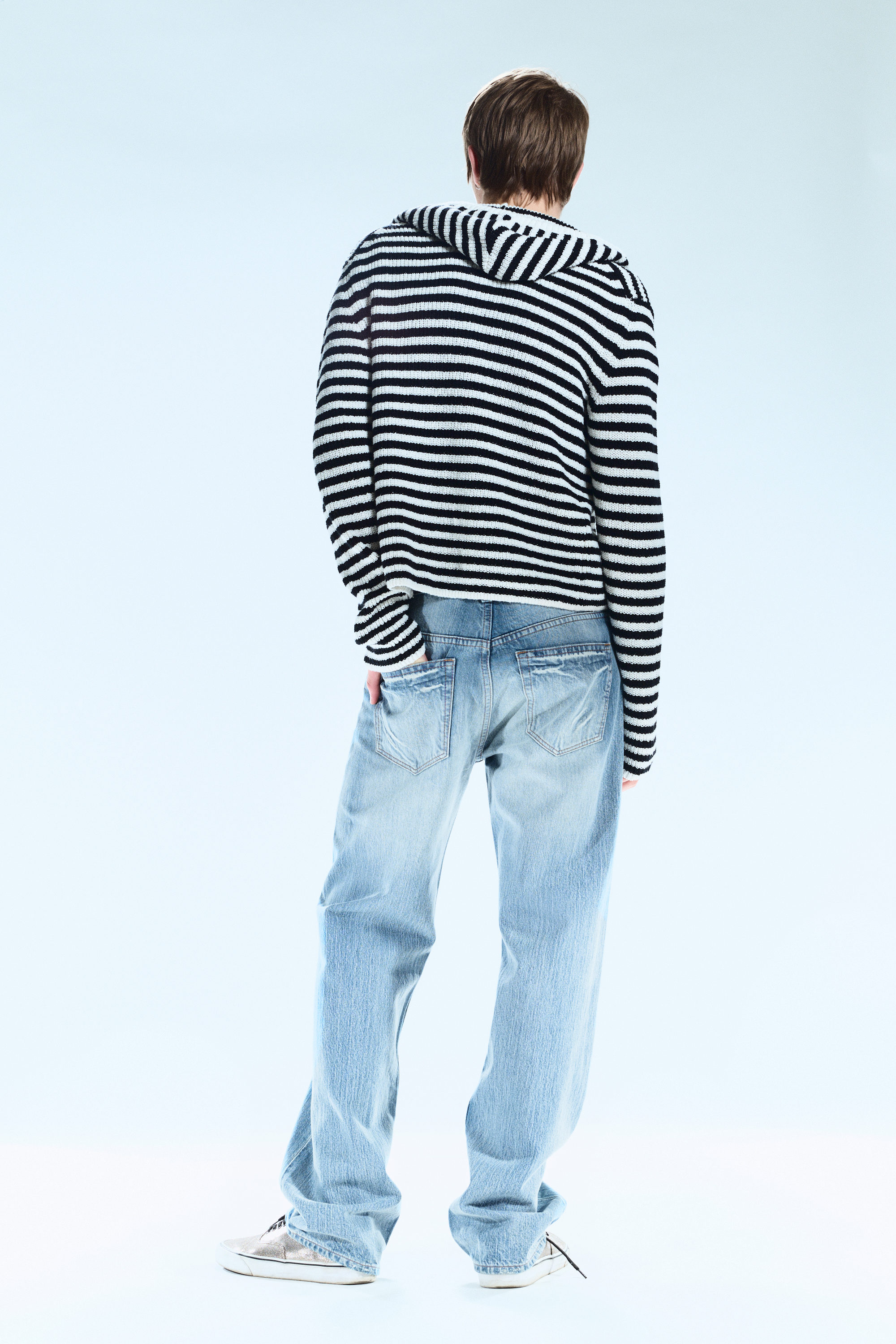 Blue Moon - Hellblau - Anti – Unisex-Jeans mit niedrigem Bund - 3