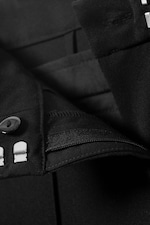 Black - Low Rise Straight Suiting Trousers - 5