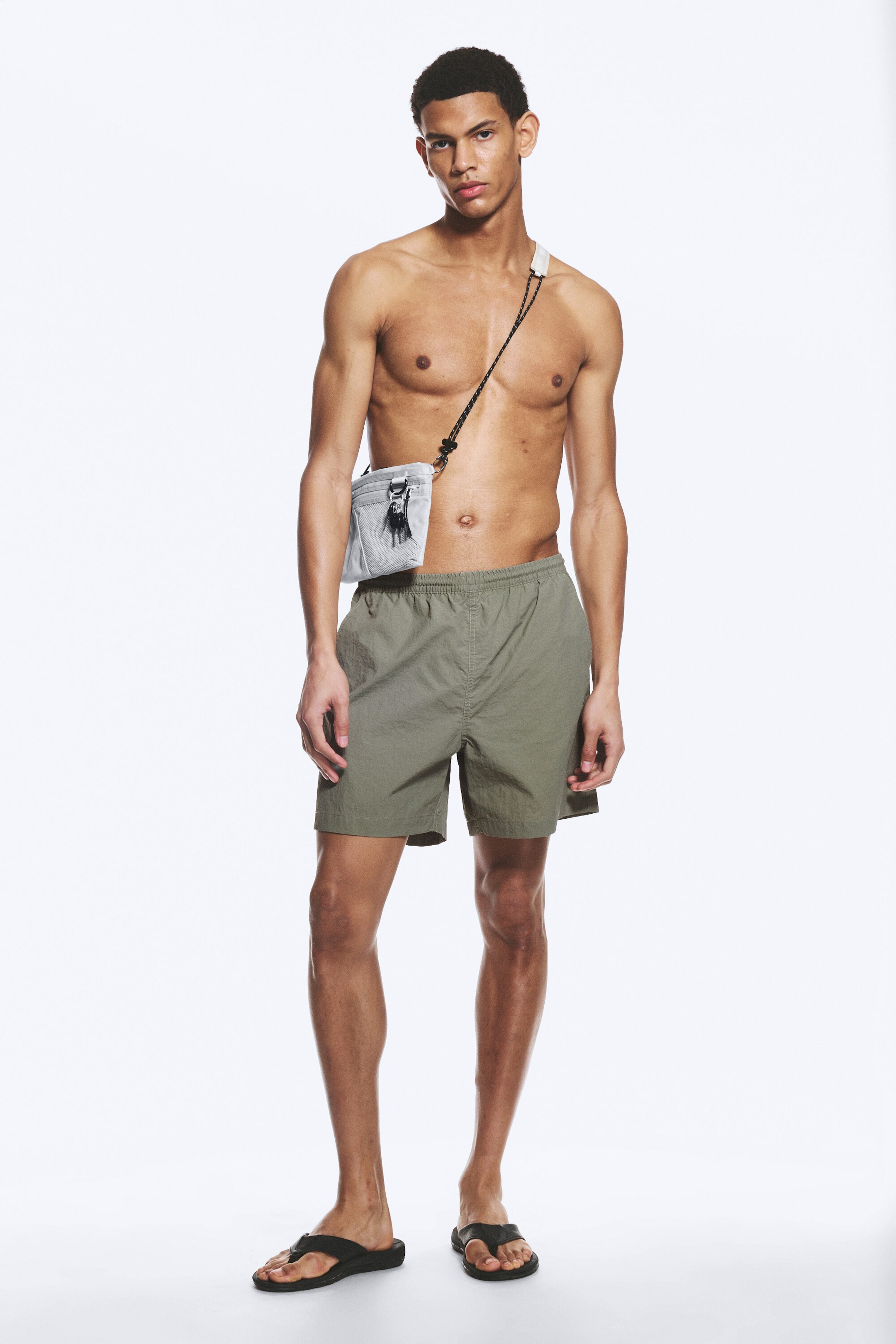 Ljust Khakigrön - Ed Blekta Badshorts - 2