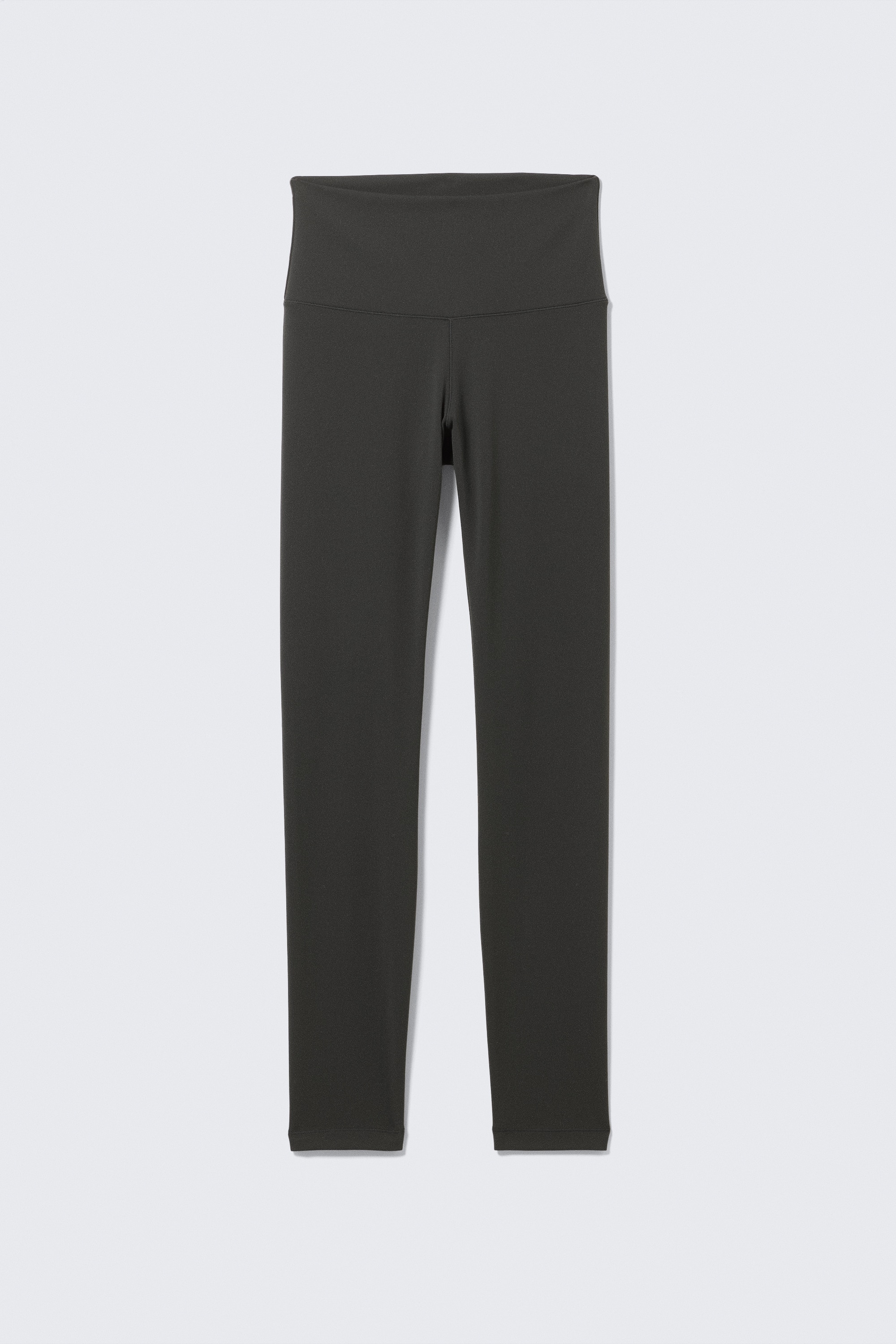 High Waisted Sports Tights - Dark Grey/Dark Brown/Dark Khaki Green/Black/White