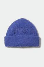 Blue - Ella Hairy Knit Beanie - 0