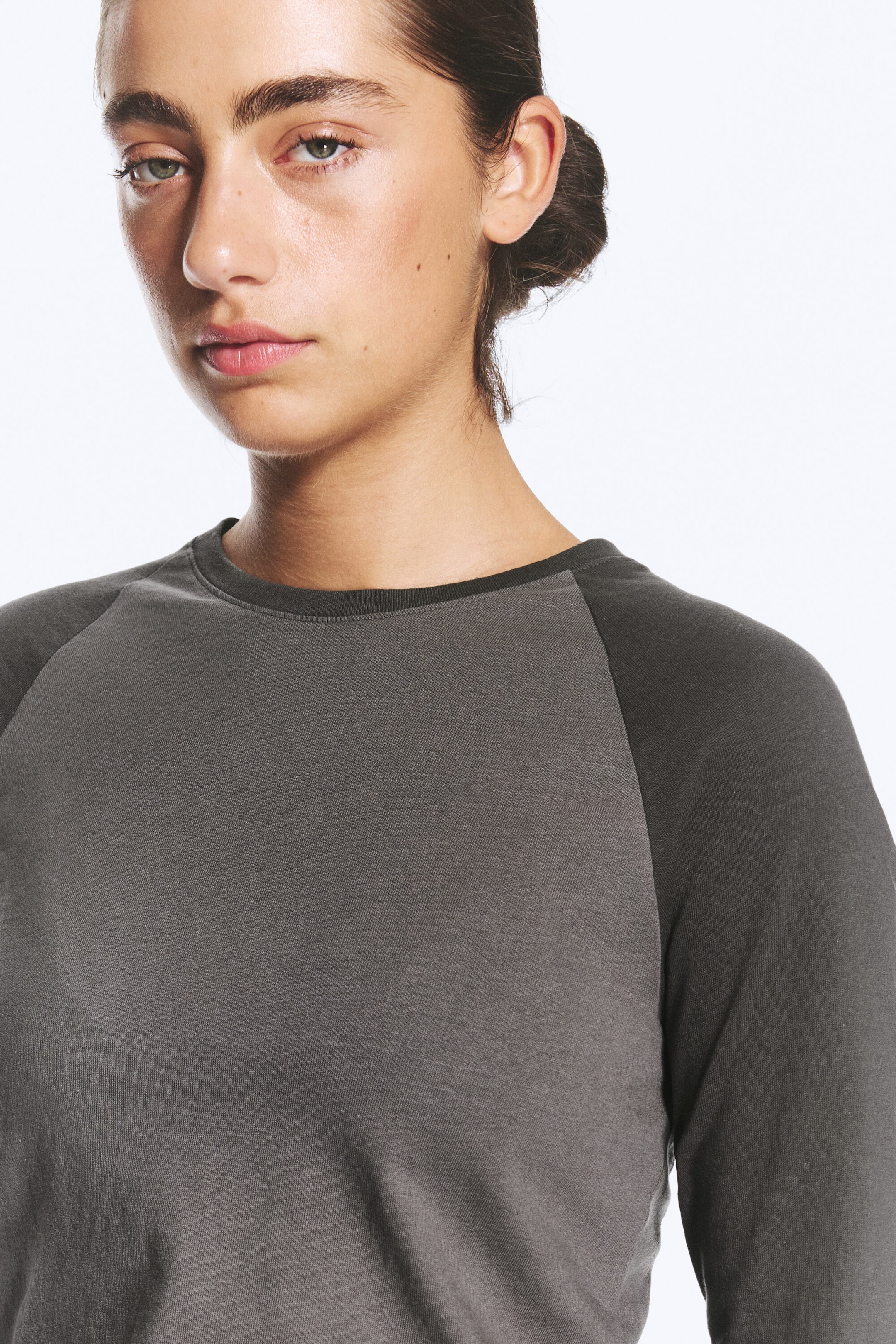 Dark Mole - Three-quarter sleeve raglan top - 2