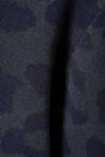Dark Blue - Leopard Print - Graphic Knitted Sweater - 4