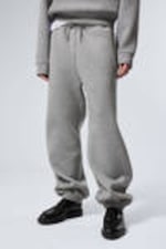 Grey Melange - Simon Scuba Sweatpants - 1