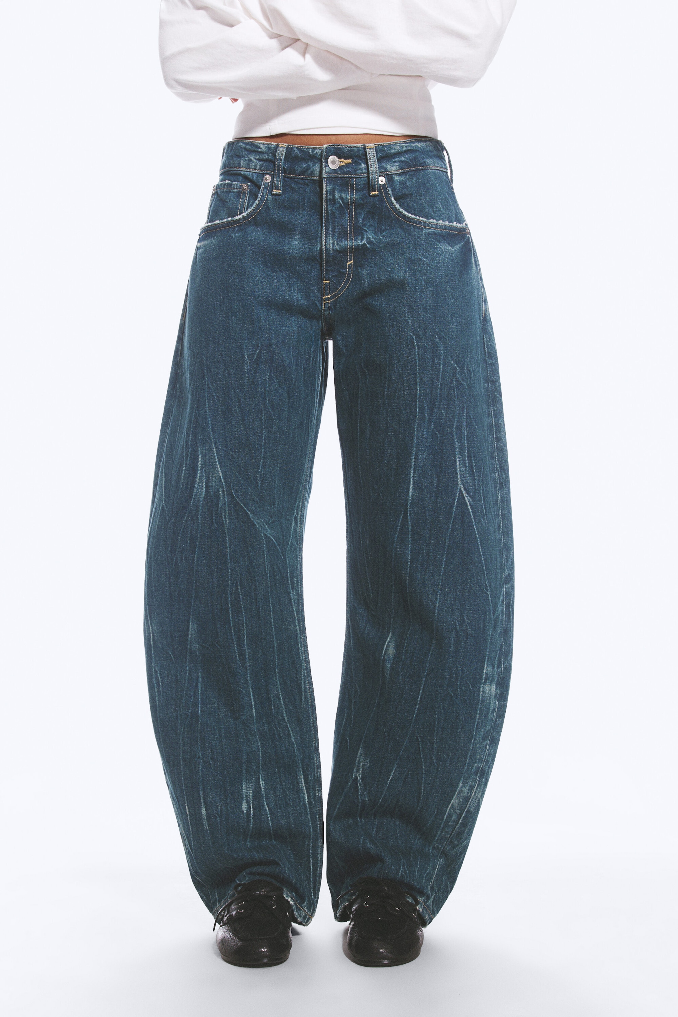 Gnarly Blue - Medium Blue - Abell Barrel Jeans met normale taille en normale taille - 4
