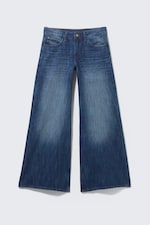 Blue Web - Mittelblau - Poser – Weite Jeans mit normaler Taille - 0