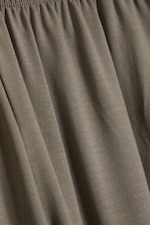 Dusty Grey - Soft Mid-Rise Balloon Trousers - 1