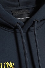 Dark Blue - Home Alone Loose-Fit Hoodie - 5