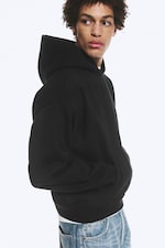 Black - Loose Fit Hoodie - 1