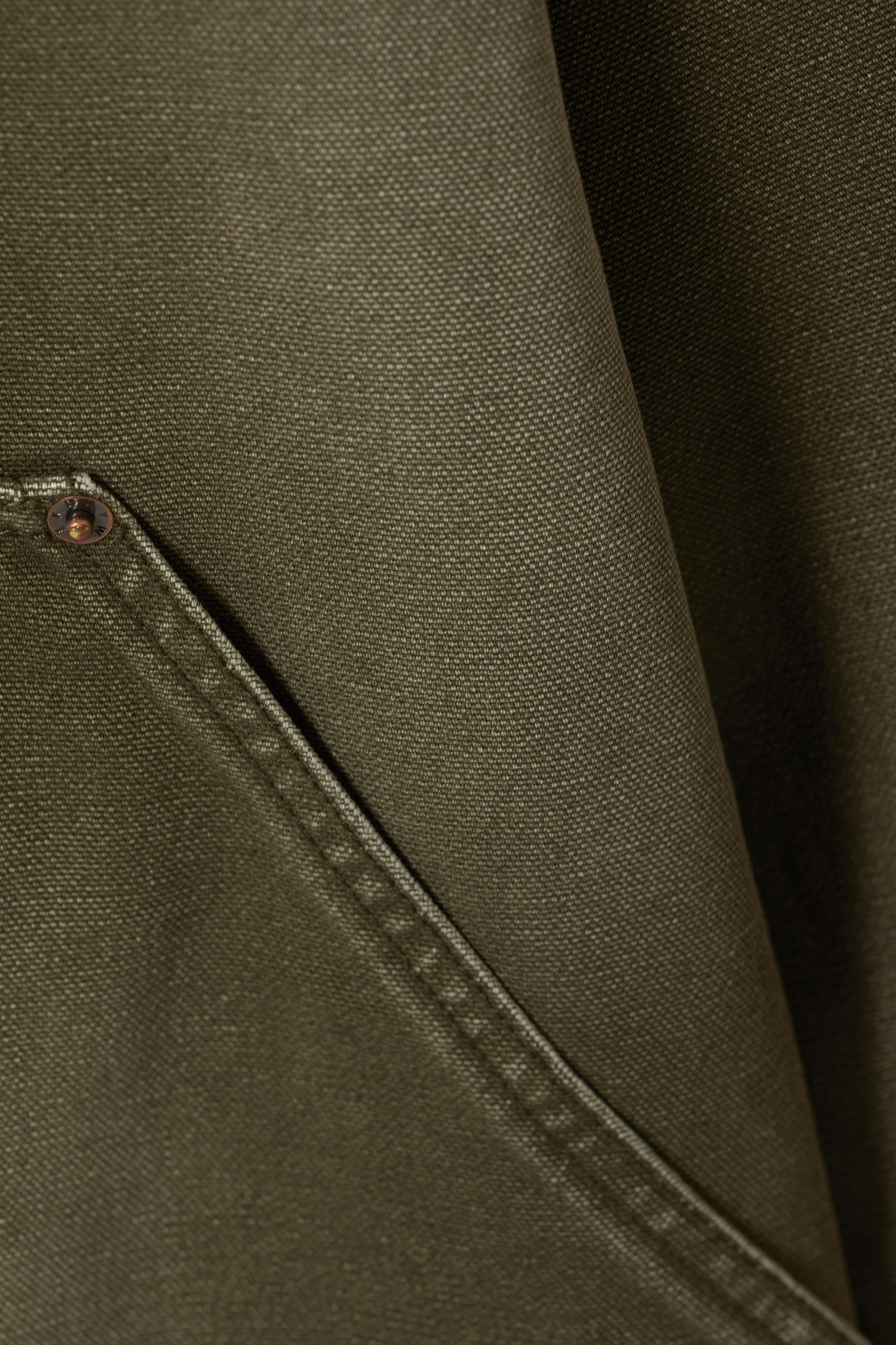 View larger image: Relaxed Washed Utility Jacket - Washed Khaki Green - Men | H&M GB 2