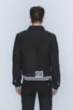 Beschichtetes Schwarz - CM x LB Schwarze, beschichtete Unisex-Jeansjacke - 2