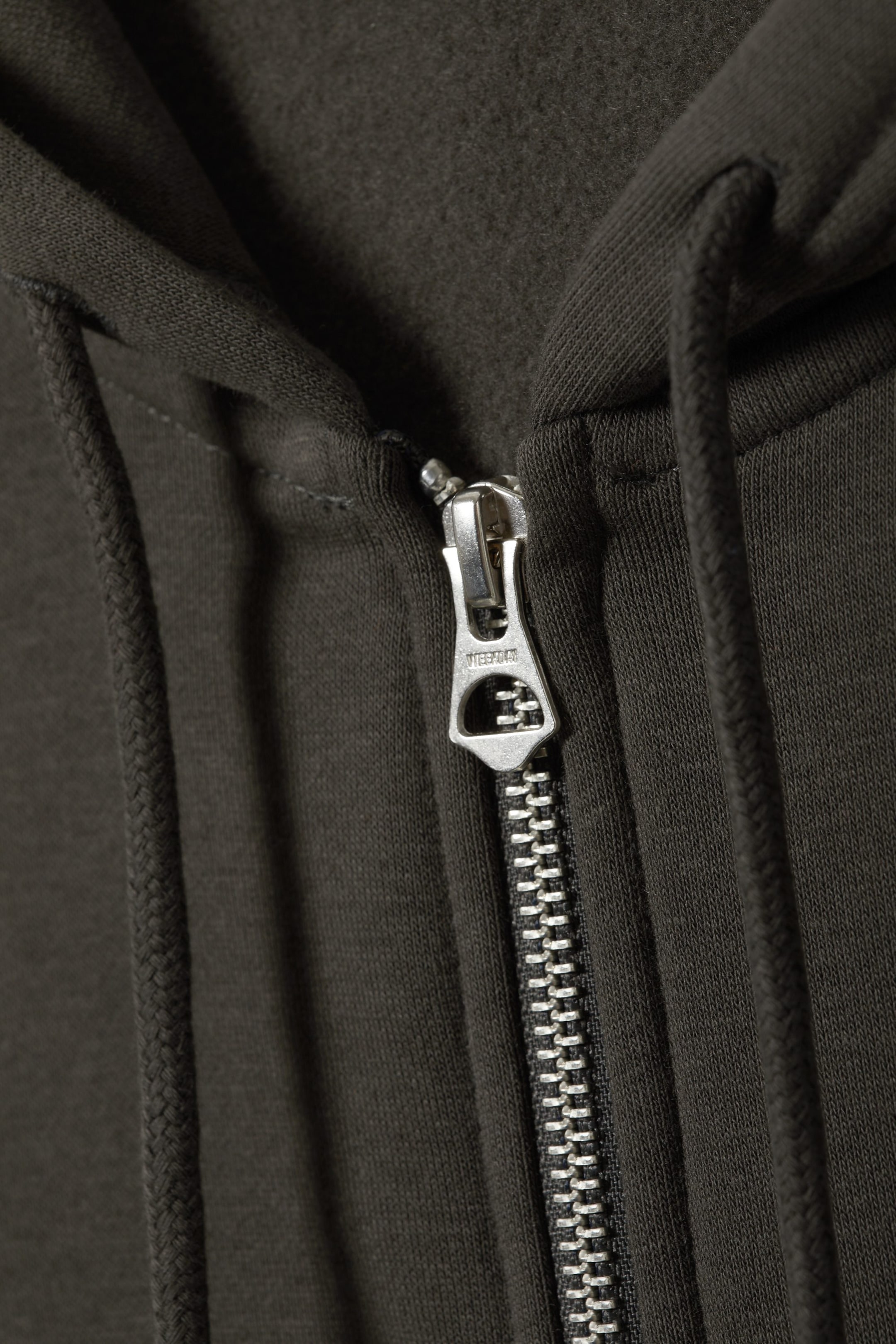 Dark grey - Standard Midweight Zip Hoodie - 1