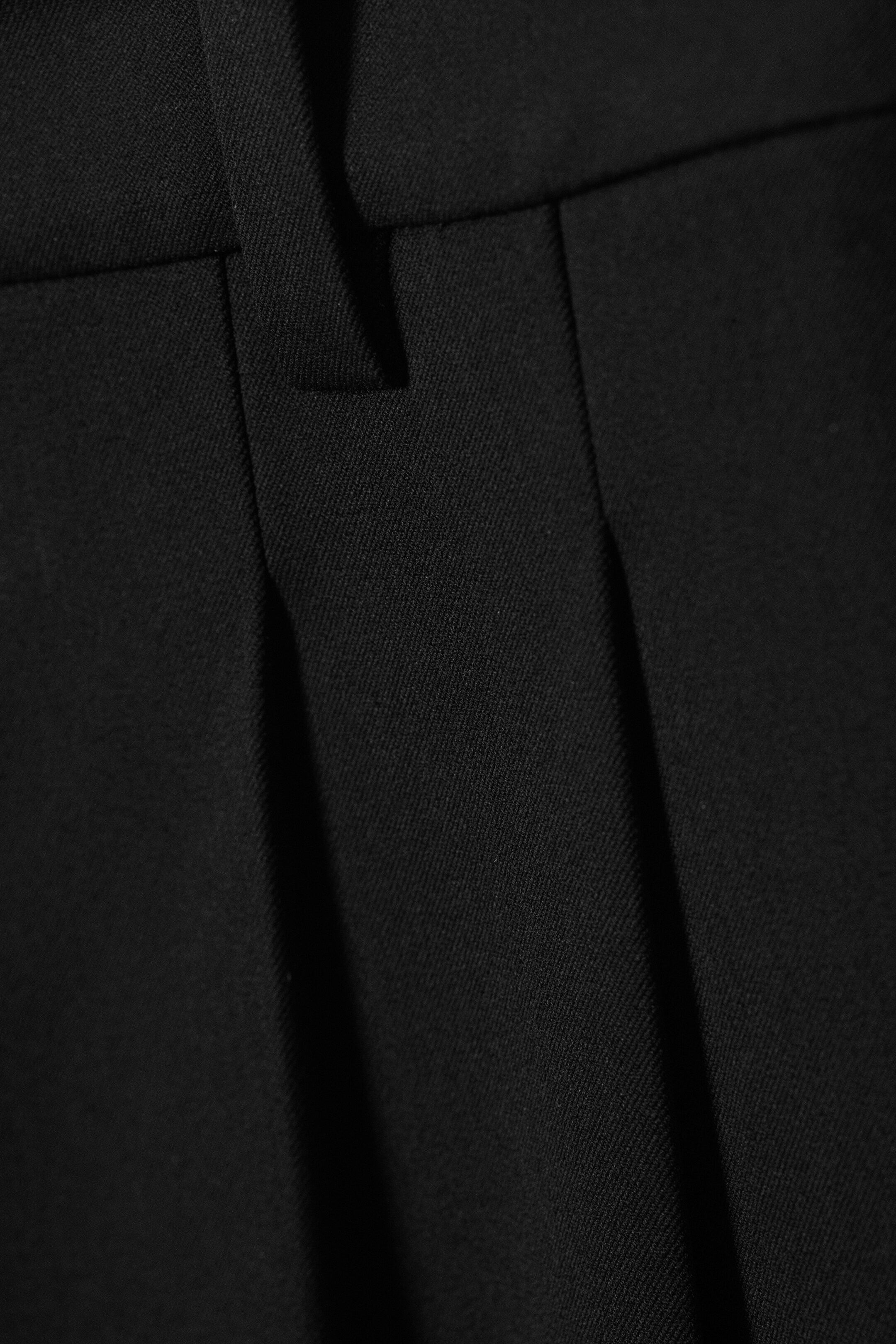 Agrandir l'image: Pantalon de costume plissé extra-large - Noir - FEMME | H&M FR 6