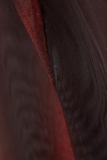 Roter Farbverlauf - Bedrucktes Langarmoberteil aus Mesh - 1
