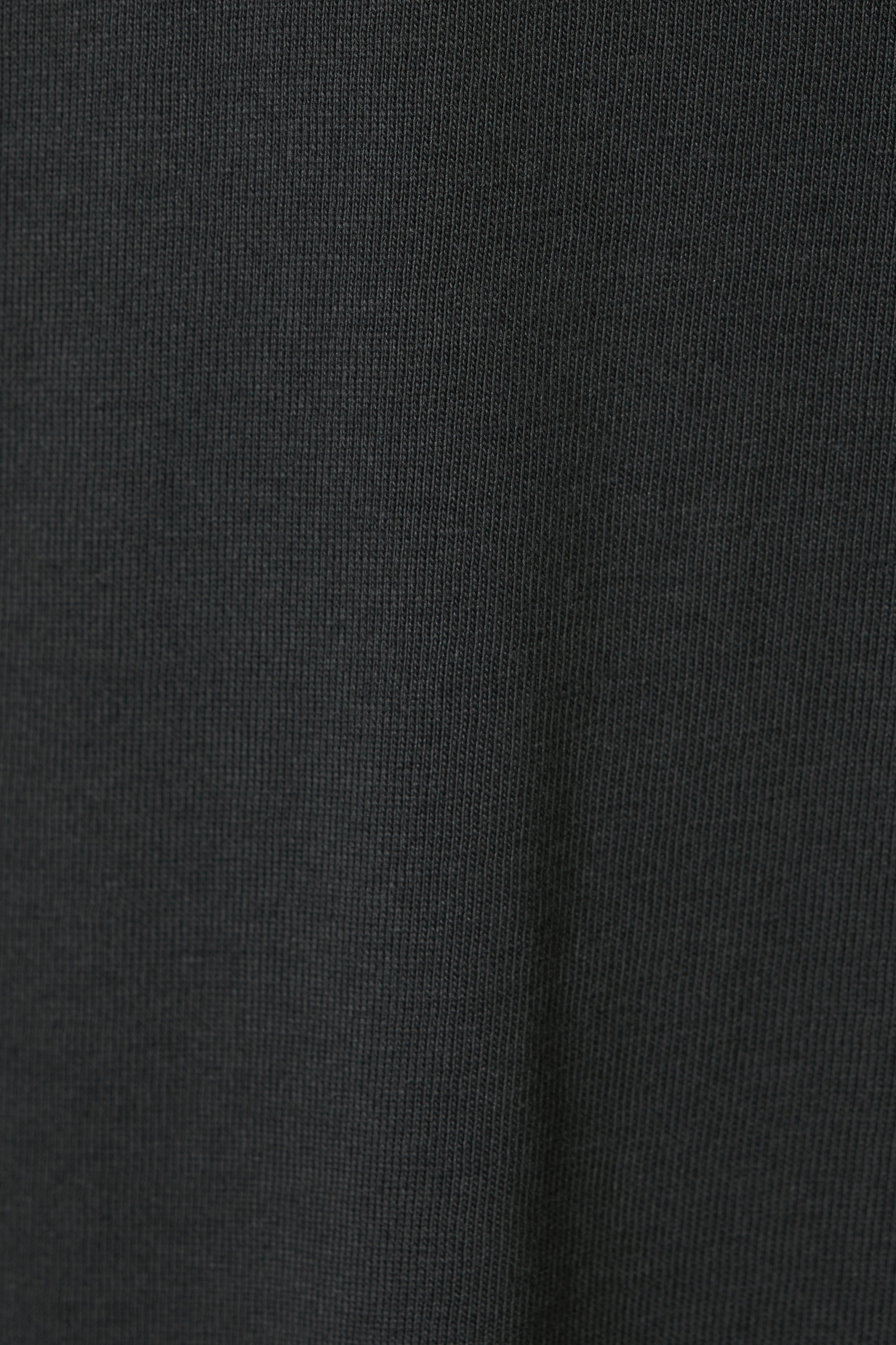 Dark Grey - Relaxed Boxy Cotton T-shirt - 2