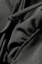 Dark Grey Shimmer - Turn Halter Bikini Top - 5