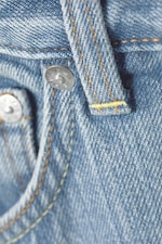 Novel Blue - Space Mid Waist Relaxed Straight Jeans - 1